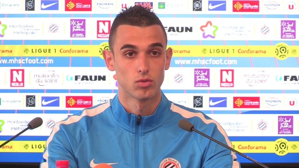 Ellyes Skhiri avant LOSC vs MHSC