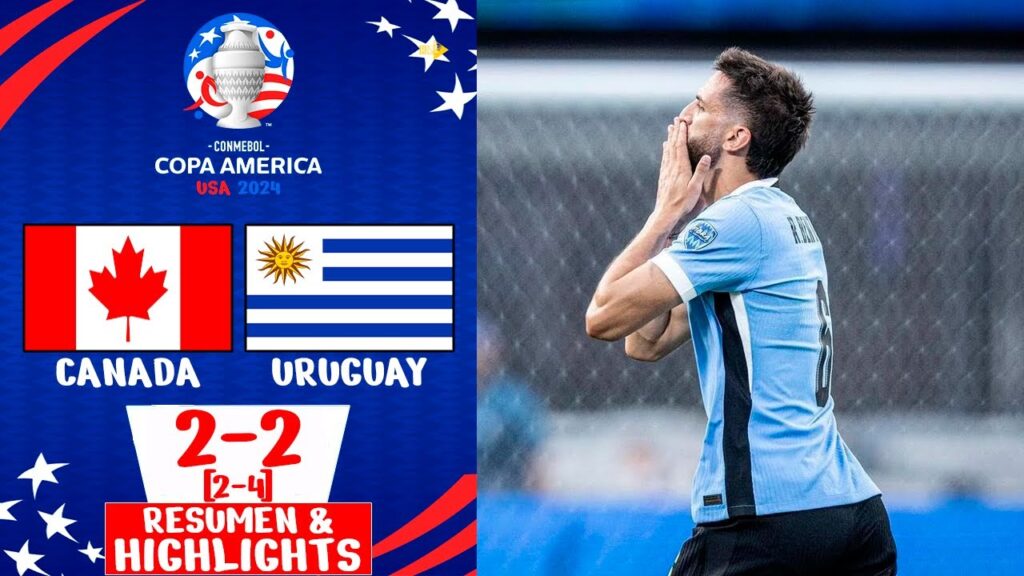 Gol de Rodrigo Bentancur | Canadá vs Uruguay 2-2 pen (2-4) Resumen | CONMEBOL Copa América 2024 Gol de Rodrigo Bentancur | Canadá vs Uruguay 2-2 pen (2-4) Resumen | CONMEBOL Copa América 2024