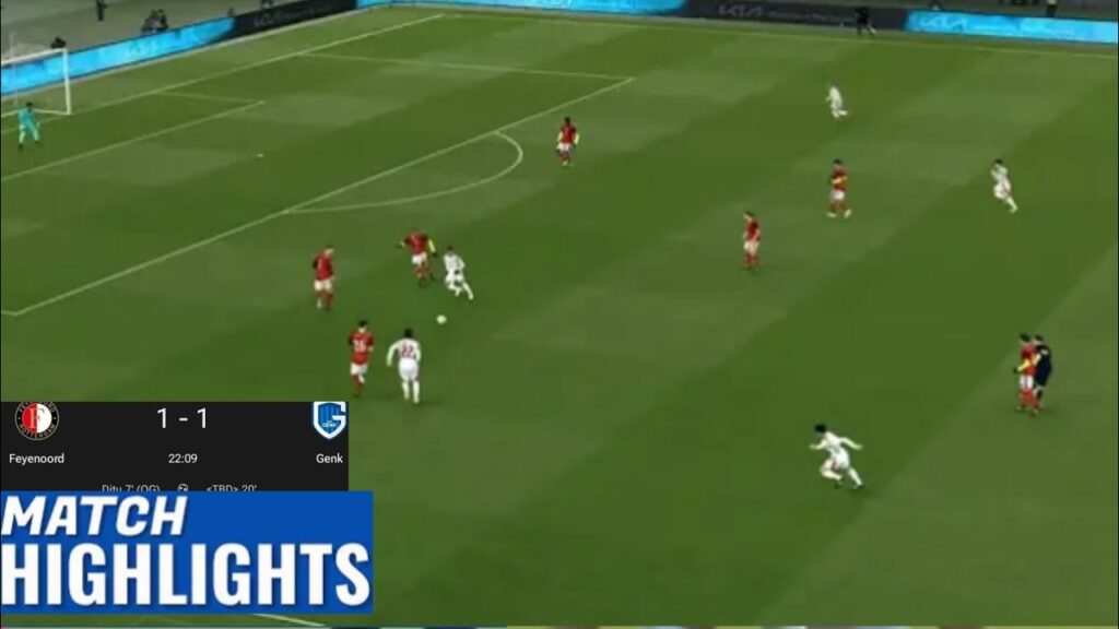 Goal ditu (1-1)Feyenoord vs Genk all and friendlies all goals results and Extended highlights