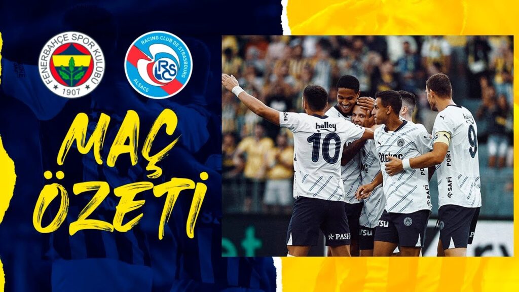 Sebastian Szymański Gölü | Fenerbahçe - Strasbourg 4-0 Maç Özeti | Uluslararası Kulüp Dostluğu 2024
