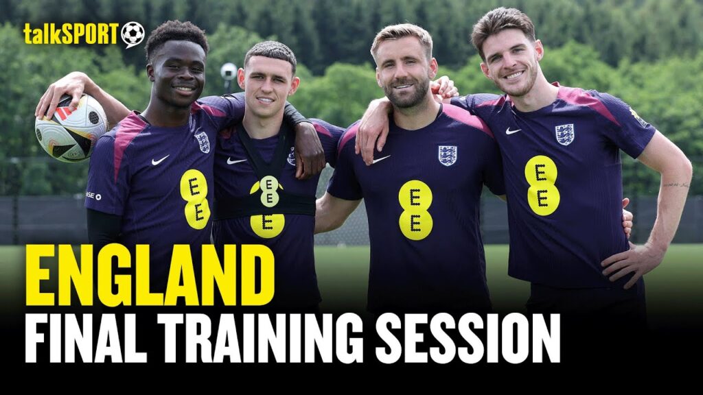 Phil Foden & Bukayo Saka ⚡ England's FINAL Training Session Before Euro 2024 Final! 🦁🔥