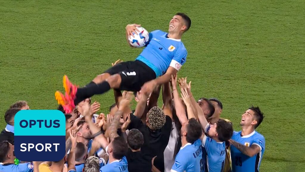 SCENES: Uruguay's SAVIOUR: Luis Suarez! Scores an equaliser, then wins to claim THIRD place 🇺🇾