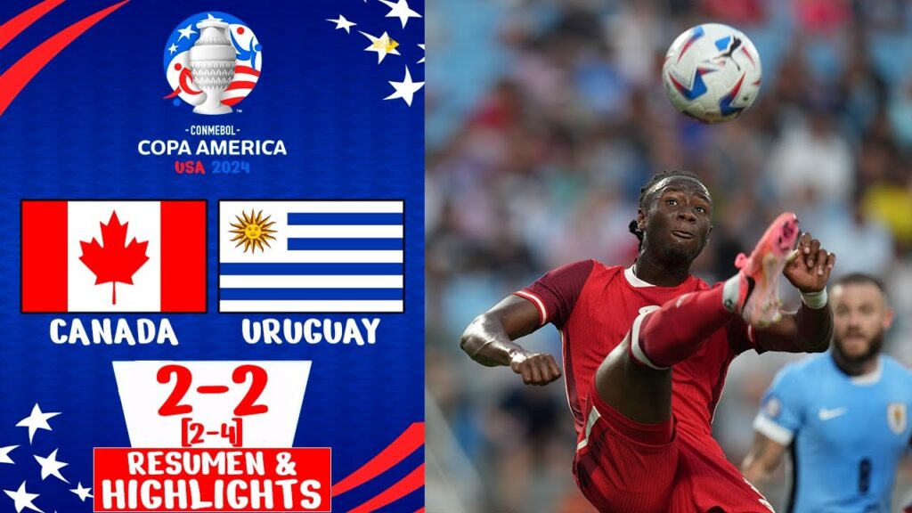 Ismael Koné Bicycle Goal | Canada vs Uruguay 2-2 pen [2-4] Highlights | CONMEBOL Copa America 2024