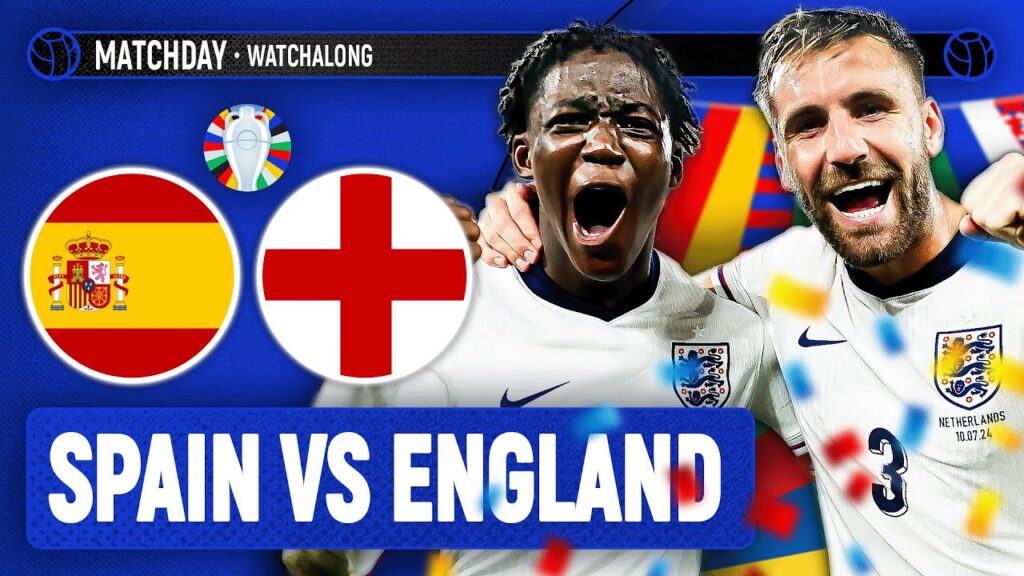 Spain vs England LIVE STREAM WatchAlong | EURO 2024 Final!