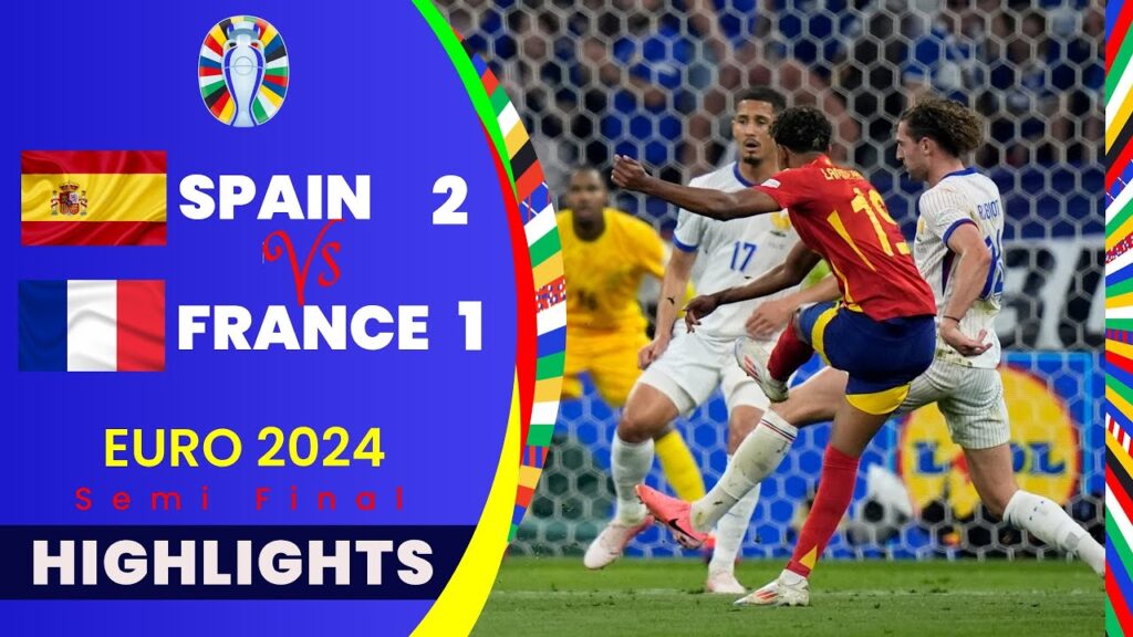 Spain vs France 2-1 - EURO 2024 Semi Final Highlights