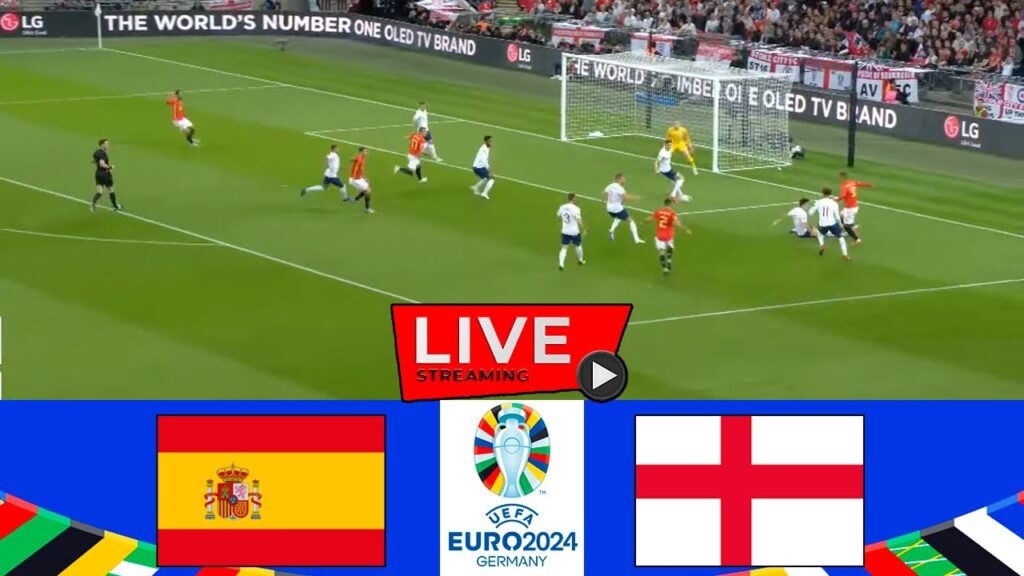 🔴[直播] 西班牙 vs 英格兰直播 | 2024 年欧洲杯 |决赛|今天比赛现场直播！ Spain vs England | EURO 2024 | FINAL Match LIVE Today!
