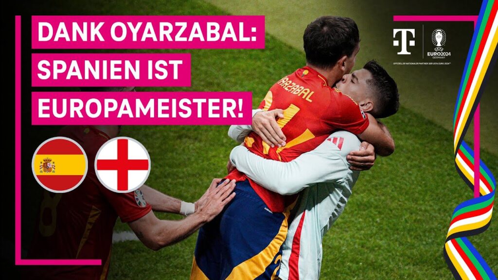 Spanien – England, Highlights mit Live-Kommentar | UEFA EURO 2024, Finale | MAGENTA TV Spanien - England, Highlights mit Live-Kommentar | UEFA EURO 2024, Finale | MAGENTA TV