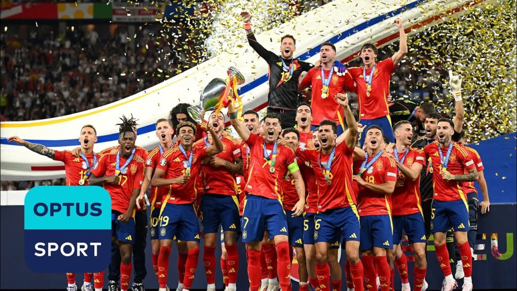 SPAIN lift the EURO 2024 trophy in Berlin 🇪🇸🏆