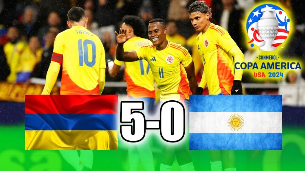 Colombia vs Argentina 5-0 - All Goals & Highlights - Copa America Final 2024