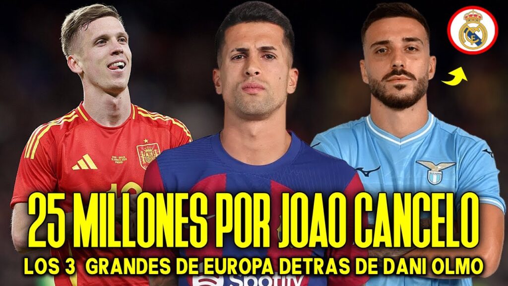 LAS OPCIONES DE DANI OLMOS | 25 KILOS POR CANCELO | MARIO GILA AL MADRID