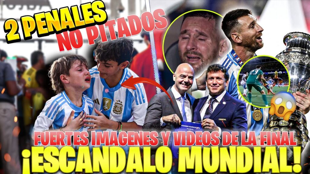 ROBO BRUTAL A COLOMBIA EN LA FINAL DE LA COPA AMERICA 🤮 ¡ENTRARON A LA FUERZA AFICIONADOS BOCHORNO!