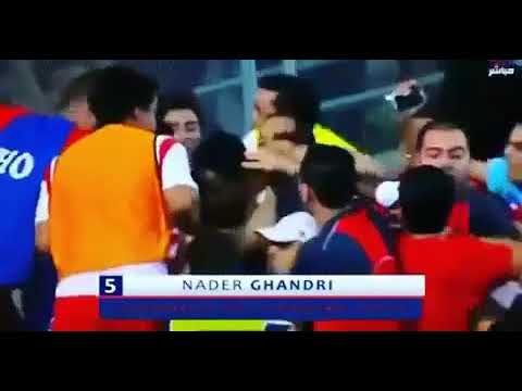 هدف نادر الغندري الدقيقة 98 ضد الاهلي المصري (و انفعال الجمهور)