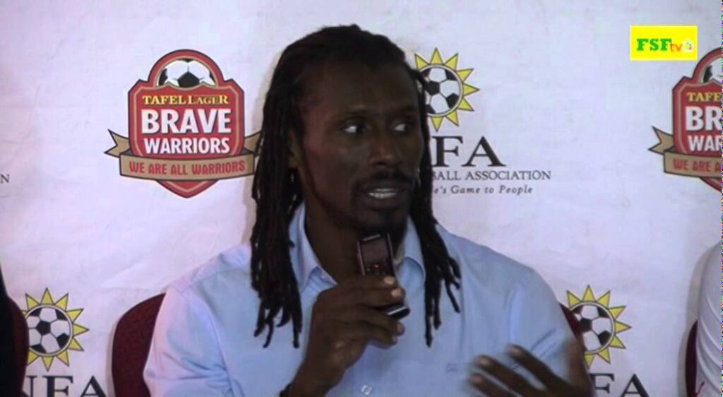 Aliou Cissé, conférence de presse d'aprés match contre la Namibie