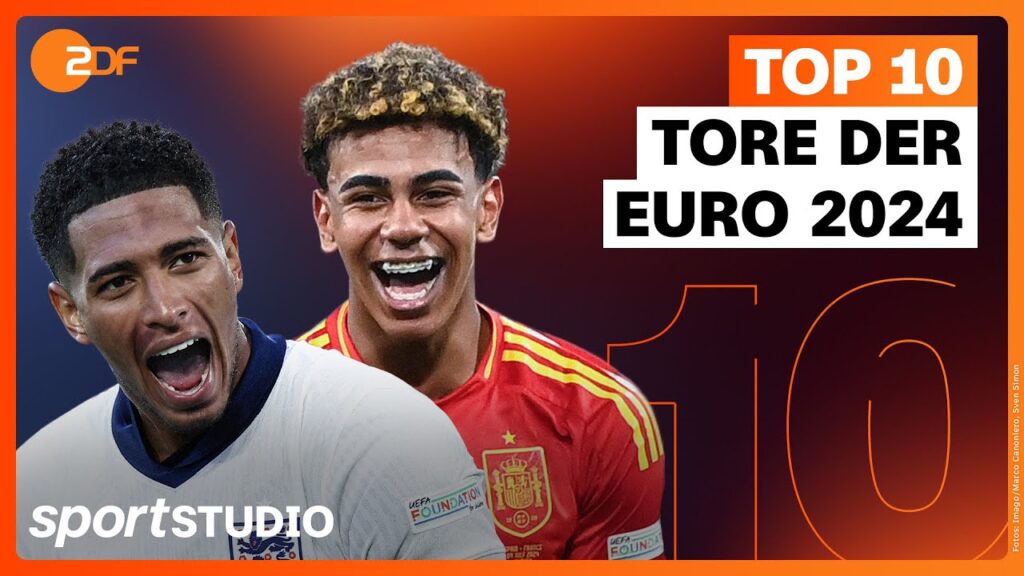 Top 10 Tore der EM 2024 mit internationalem Originalkommentar | UEFA EURO 2024 | sportstudio Top 10 Tore der EM 2024 mit internationalem Originalkommentar | UEFA EURO 2024 | sportstudio