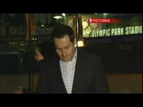 Ben Davies from Channel Seven was attacked