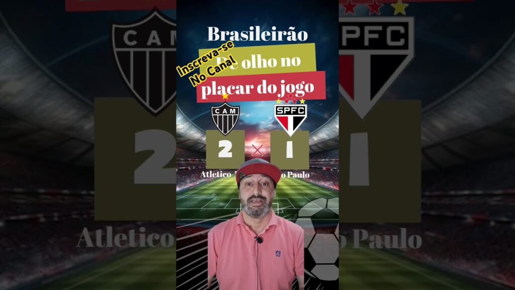 Em jogo polêmico Atlético MG vence o São Paulo . #saopaulofc #spfc #brasileirão #futebol