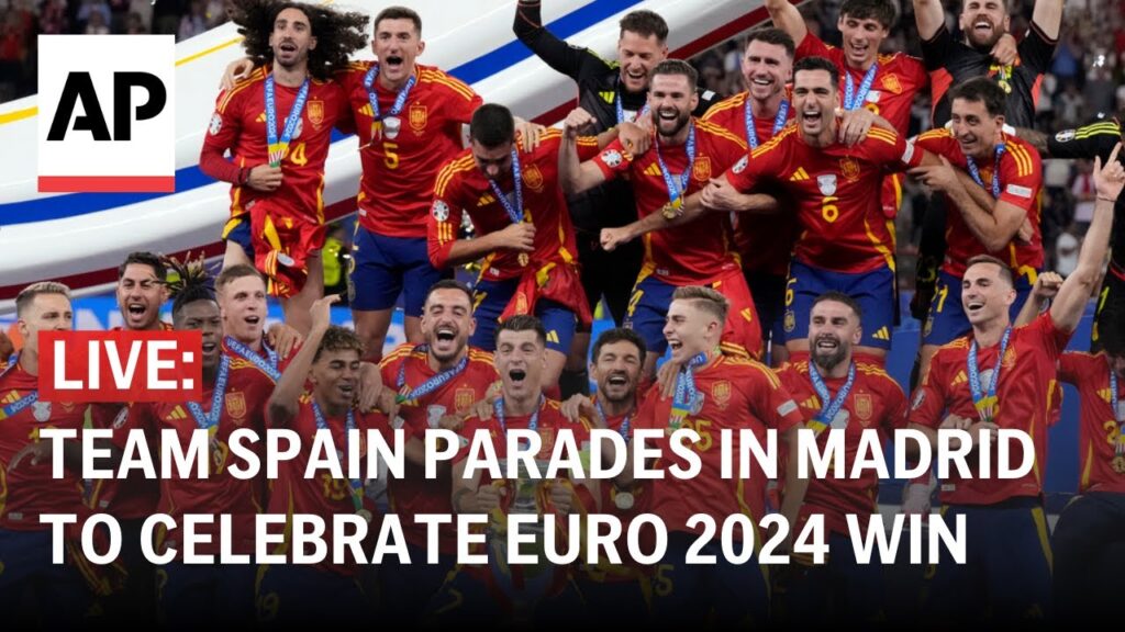 LIVE: Spain parade in Madrid to celebrate Euro 2024 win