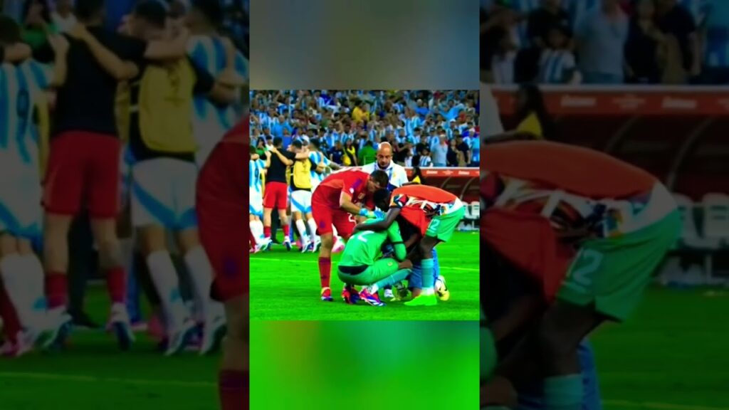 El gran gesto del DIBU MARTÍNEZ con Alexander Dominguez tras la eliminación de Ecuador