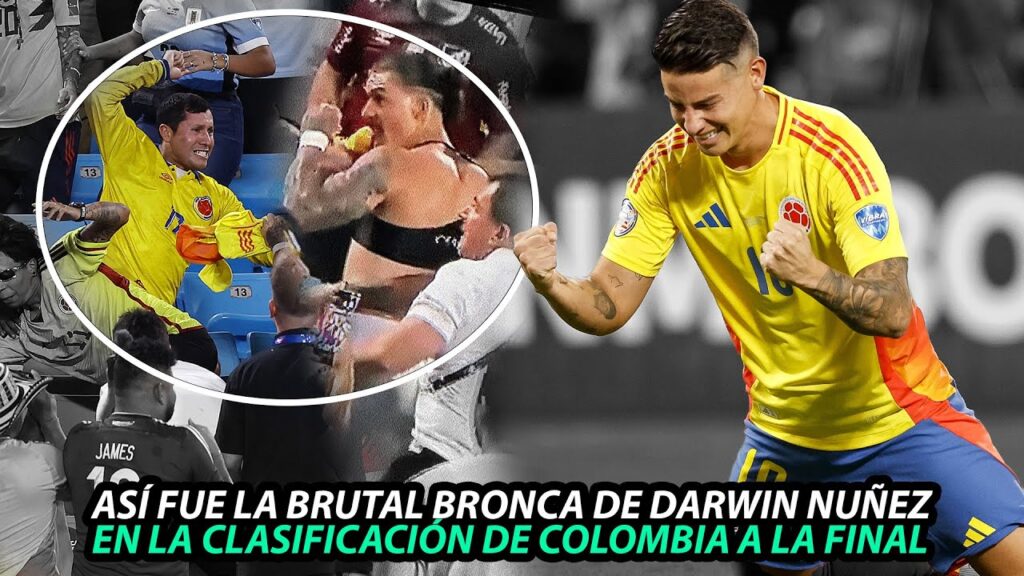 Así FUE la BRUTAL BRONCA de DARWIN NUÑEZ con AFICIONADOS COLOMBIANOS en la CLASIFICACIÓN de COLOMBIA Así FUE la BRUTAL BRONCA de DARWIN NUÑEZ con AFICIONADOS COLOMBIANOS en la CLASIFICACIÓN de COLOMBIA