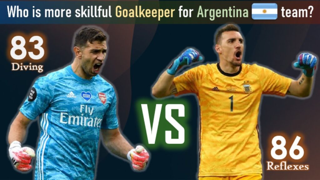 Emiliano Martínez vs Franco Armani | Skills comparison