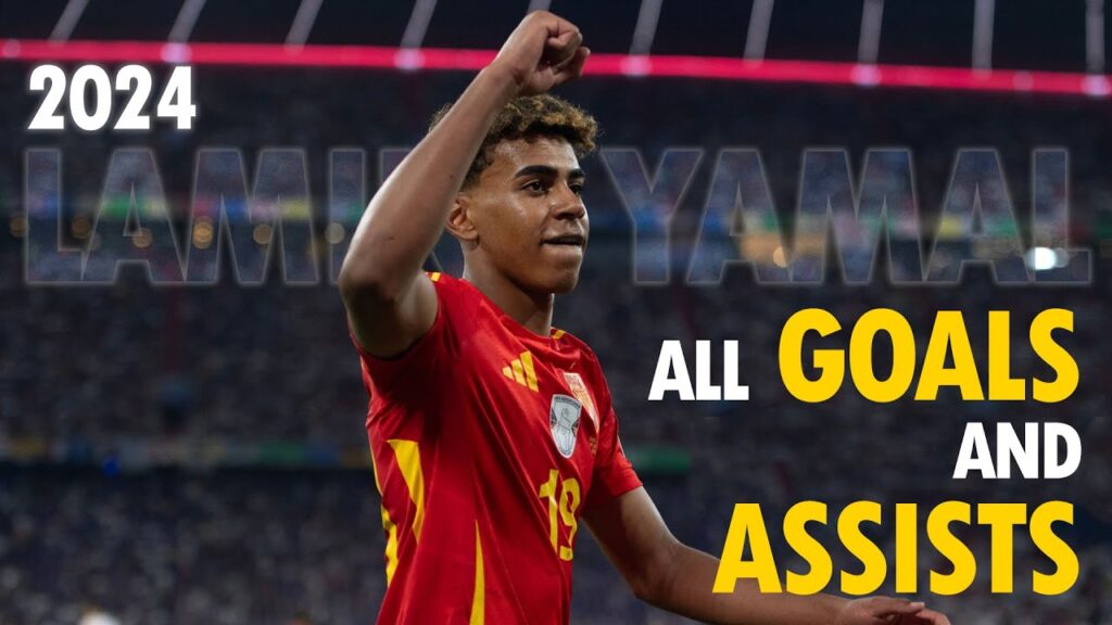 Lamine Yamal - All Goals And Assists for FC Barcelona  And Euros far - 2023/24