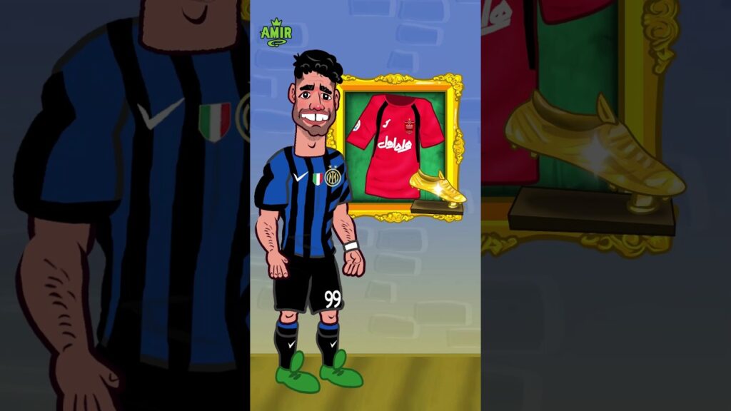 Iranian striker Mehdi Taremi joined Inter Milan مهدی طارمی به اینتر پیوست #intermilan #taremi