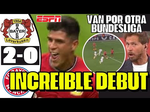 INCREÍBLE DEBUT PIERO HINCAPIÉ POR OTRA BUNDESLIGA CON BAYER LEVERKUSEN TREMENDO PARTIDAZO SORPRENDE