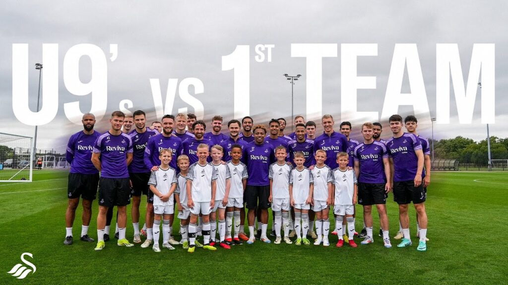 Swansea City U9's v First Team | Men's