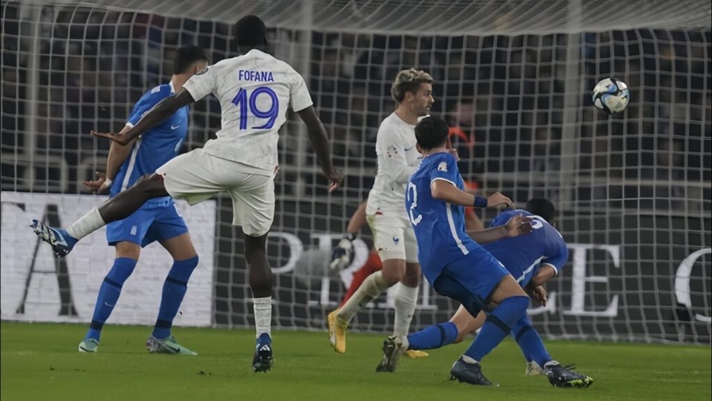 Youssouf Fofana vs Greece | Insane Goal | Milan Target 🇫🇷