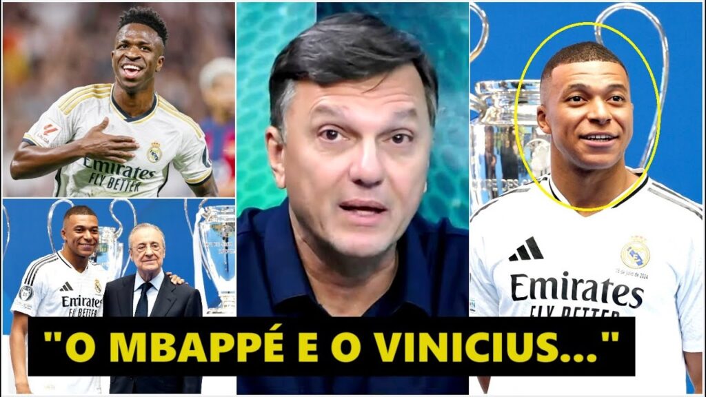 "Cara, se o Mbappé e o Vinicius SE ENTENDEREM no Real Madrid, podem FORMAR uma..." Mauro Cezar OPINA