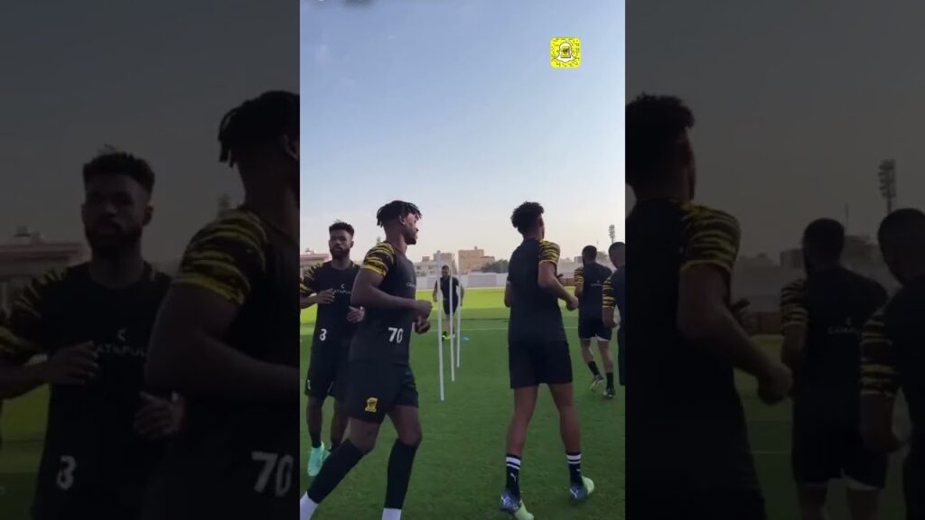 ‏🎥 جانب من تدريبات ‎#الاتحاد مع المعد البدني.