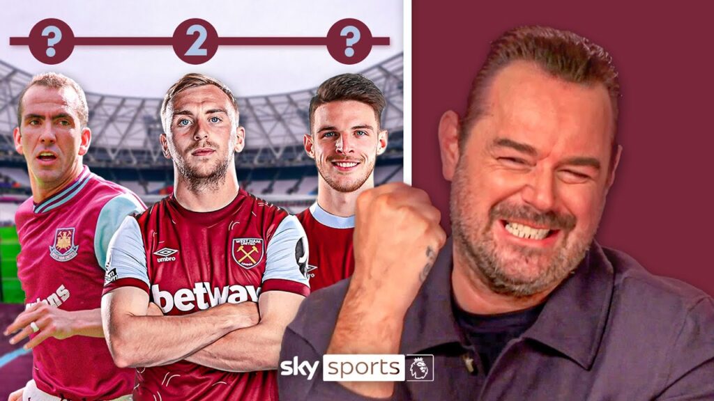 Danny Dyer BLIND RANKS West Ham legends! ⚒️👀