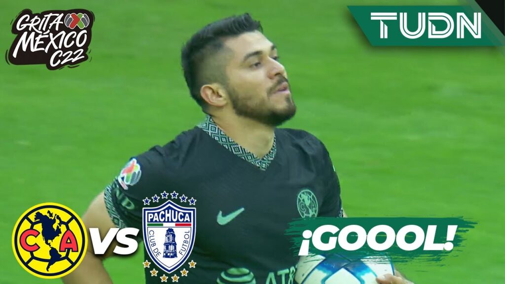 ¡Gol de América! Qué BOMBAZO de Henry Martín | América 1-2 Pachuca | Grita México C22 J6 | TUDN