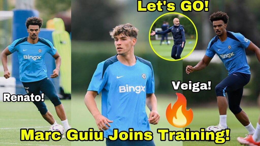 chelsea training today MARC GUIU Joins Renato Veiga For FIRST CHELSEA TRAINING under Enzo Maresca chelsea training today MARC GUIU Joins Renato Veiga For FIRST CHELSEA TRAINING under Enzo Maresca