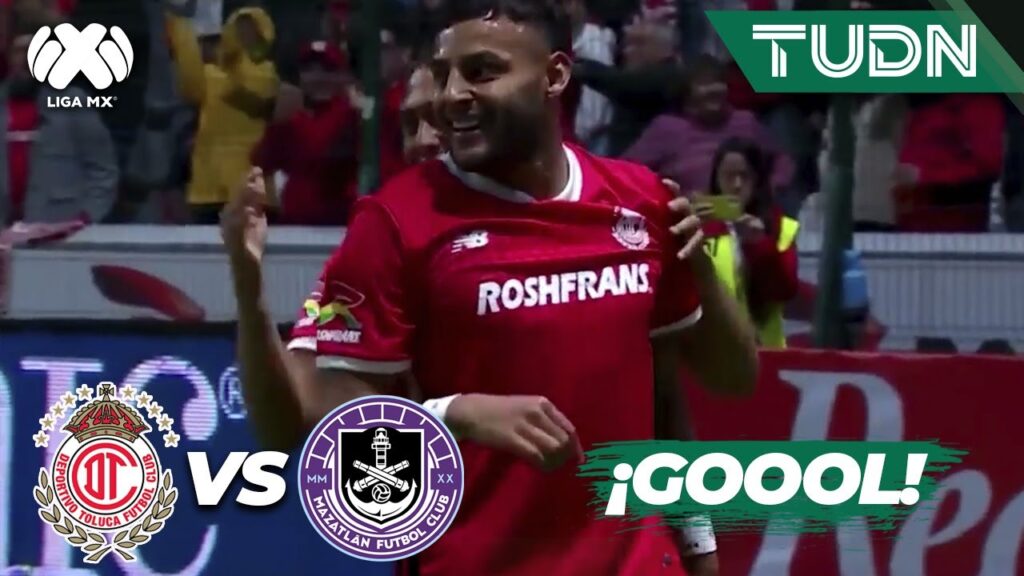 ¡Qué GOLAZO de Alexis Vega! | Toluca 3-0 Mazatlán | Liga Mx -AP2024 - J3 | TUDN