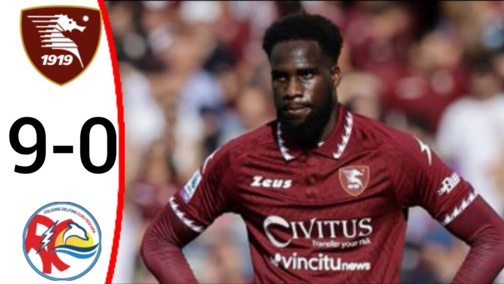 Salernitana vs Delfino Curi Pescara (9-0) Boulaye Dia Goal | All Goals and Extended Highlights