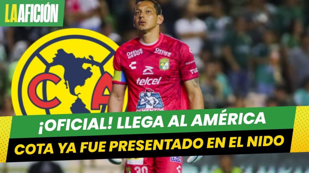OFICIAL: Rodolfo Cota es nuevo jugador de Club América
