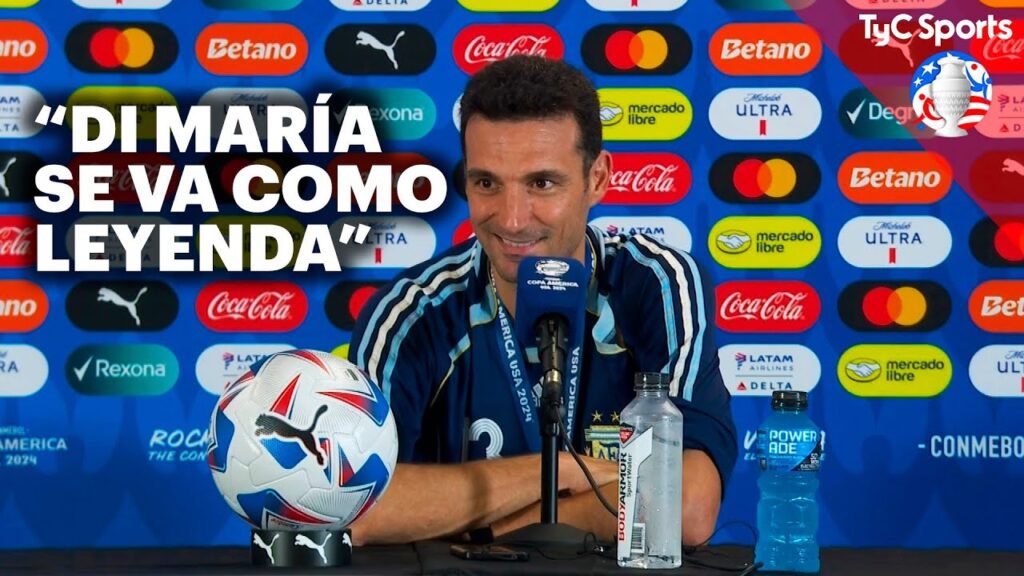 LA CONFERENCIA DE PRENSA DE SCALONI TRAS CONSAGRARSE CAMPEÓN DE LA COPA AMÉRICA POR SEGUNDA VEZ 🏆🏆💙