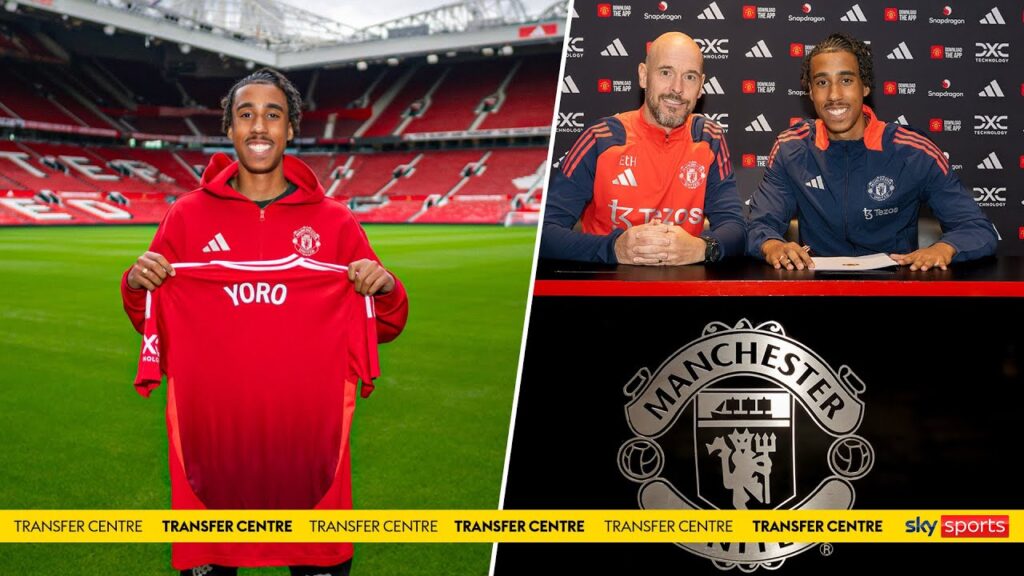 BREAKING: Man Utd sign Leny Yoro in deal worth over £59.1m 🚨