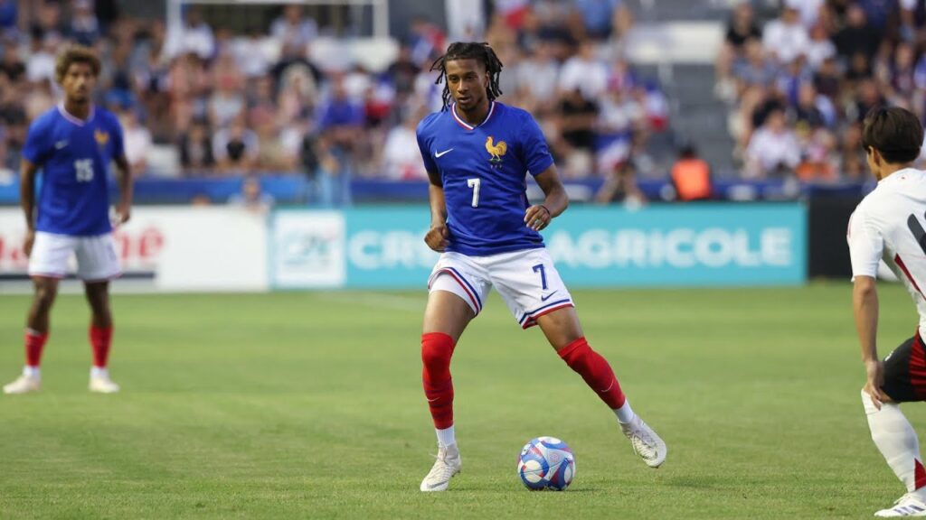 Michael Olise France U23 vs Japan U23 (2024/07/17)