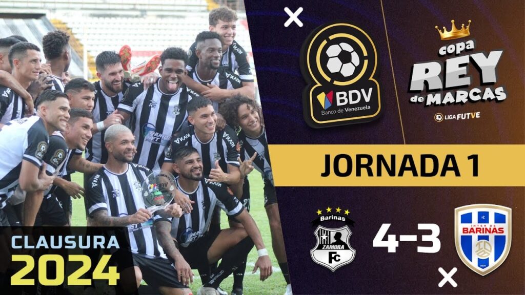Copa Rey de Marcas | LigaFUTVEBancodeVenezuela | Zamora VS Inter | Jornada 1 | LigaFUTVE