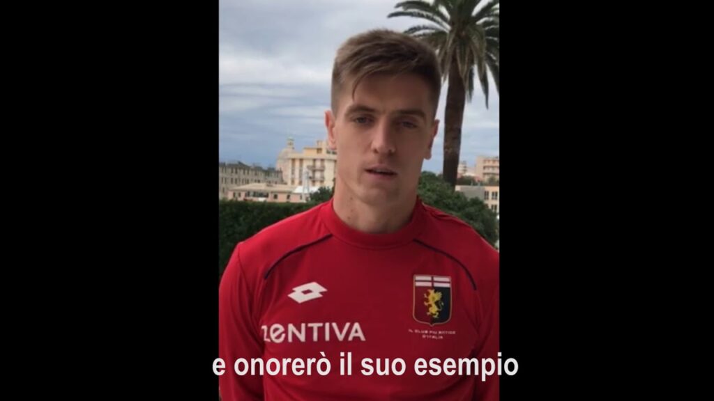 Krzysztof Piatek riceve il Premio Andrea Fortunato
