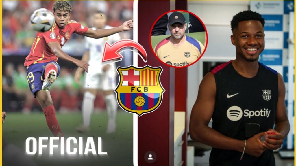 LAMINE YAMAL ÉLU PLUS BEAU BUT ! HANSI FLICK CHOQUÉ PAR ANSU FATI ???