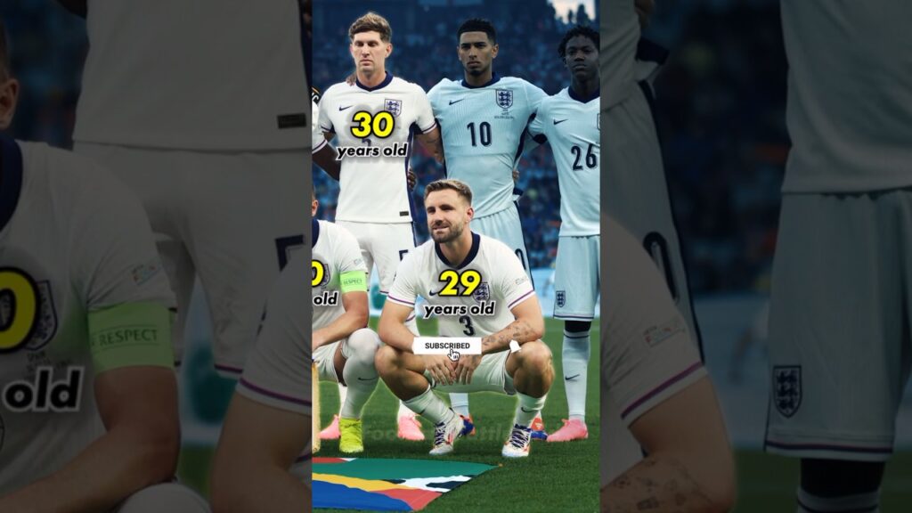 England squad vs Spain ( 1-2 ) Final UEFA Euro 2024 🔥 How old are they now ? #euro2024