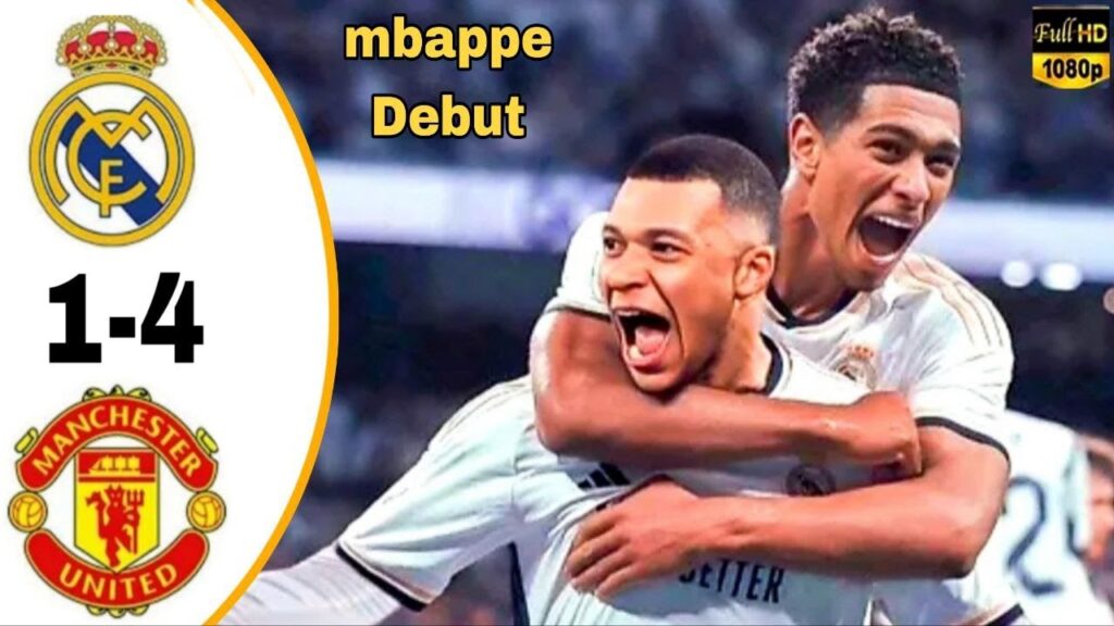 Mbappe debut Goal ⚽💥 Real Madrid vs Manchester United 4-1 | All Goals & Extended Highlights 2024