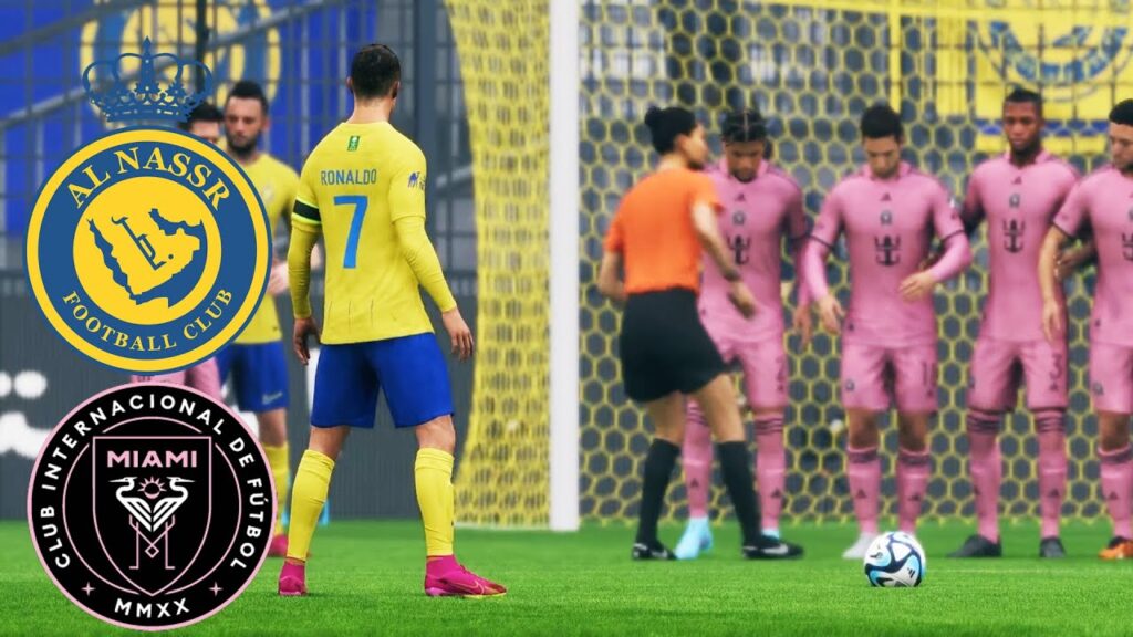 RONALDO vs MESSI - Al Nassr vs Inter Miami CF 2-1 Goals and Highlights