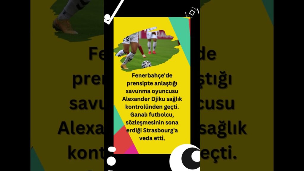 #fenerbahçe Alexander Djiku #trending #sondakika #habertürk #spor #shorts #futbol @SHORTZ19
