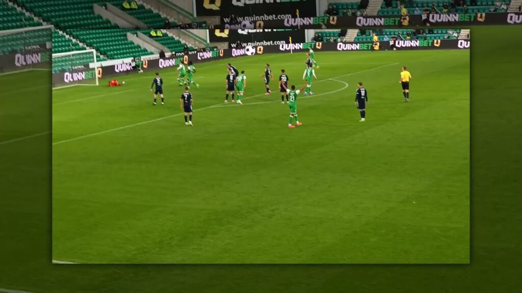 📣 - DYLAN LEVITT GOAL - Hibernian FC v Queens Park 🟩 ⬜ 🟩