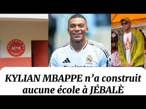 Kylian Mbappe n’a pas construit l’école publique de Jébalè ; elle existe depuis 1930