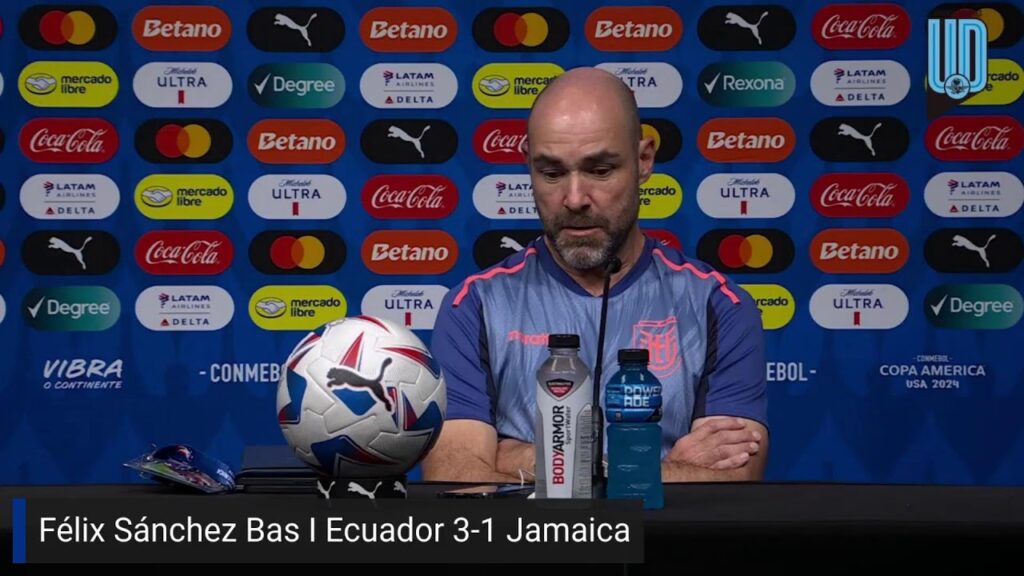 Félix Sánchez Bas I Ecuador 3-1 Jamaica I Conferencia I Copa América 2024